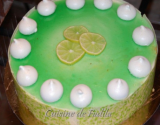 Bavarois citron vert et fraise