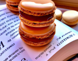 Macaron au caramel beurre salé et chocolat