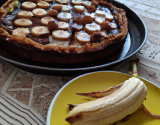 Tarte au chocolat et à la banane