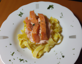 Tagliatelles au saumon classiques