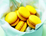 Macarons citron romarin