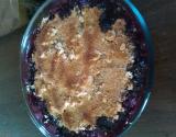 Crumble pommes - fruits rouges