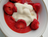 Fraise à la crème balsamique