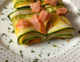 Feuilletté saumon/courgette