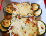 Gratin de courgettes au crabe