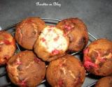 Muffins aux pralines roses