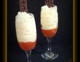 Mousse chocolat blanc et goyave