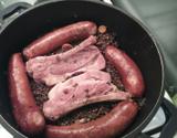 Saucisses aux lentilles