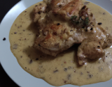 Chapon sauce au poivre