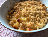 Crumble aux pommes au beurre salé