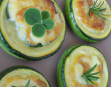 Petits flans de courgettes