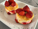 Croustilles de riz soufflé à la fraise