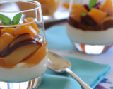 Verrine au marron et à l'abricot