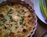 Quiche poireaux et fromages