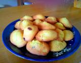 Madeleines pommes citrons raisins