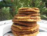 Biscuits doubles aux flocons d'avoine et chocolat