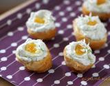 Petits choux à la fourme d'Ambert pour l'apéritif