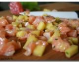 Tartare de saumon à la mangue rapide