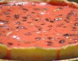 Tarte aux pralines roses