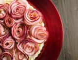 Tarte aux pommes façon bouquet de roses ®