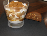 Verrines sucrées poires, spéculoos, mascarpone