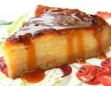 Gâteau invisible aux pommes et crème caramel au beurre salé