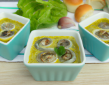 Crème de cresson aux escargots