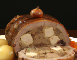 Galantine de dinde aux marrons et ses Fine de Ratte