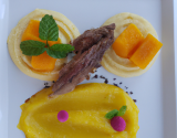 Parmentier de canard et mangue