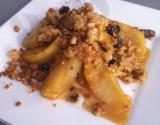 Mijoté pomme poire façon crumble