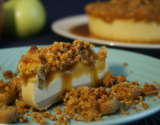 Crumble Cheesecake aux Pommes Caramel