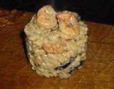 Blésotto champignons et crevettes