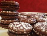 Macarons lisses chocolat