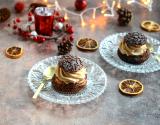 Choux craquelin au praliné et au chocolat