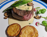 Steak végétal à la tomme de Savoie