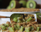 Crumble aux kiwis et au miel