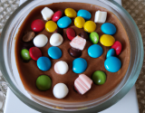 Mousse au chocolats et smarties