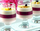 Verrines de mousse de confiture de lait