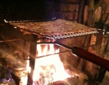 Flammenkuche au feu de bois