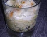 Verrine courgette et chèvre chaud