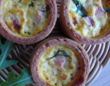 Mini-quiche sans pâte au thon et fines herbes