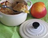 Crumble aux nectarines et au yaourt