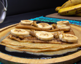 Crêpes flambées à la banane