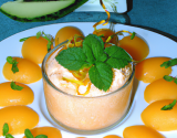 Mousse de melon à la St Michel