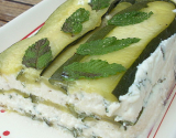 Lasagnes du potager courgettes et menthe