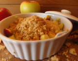 Crumble aux pommes rapide