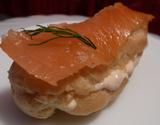 Mini éclairs au saumon