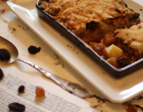 Crumble pommes-raisins