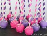 Mes cake pops aux couleurs éclatantes