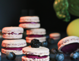 Macarons curaçao mûres